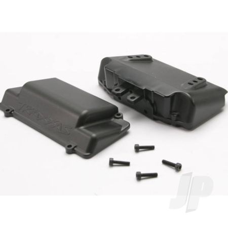 Traxxas Battery Box, Bumper (Rear) (Includes Battery Case With Bosses For Wheelie Bar, Cover, And Foam Pad) (TRX5515X) Traxxas Battery Box, Bumper (Rear) (Includes Battery Case With Bosses For Wheelie Bar, Cover, And Foam Pad) (TRX5515X)