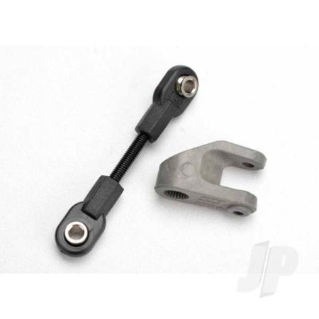 Traxxas Servo Horn, Steering / Linkage, Steering (3X30 Threaded Rod) / Rod Ends (2 Pcs) / Hollow Balls (2 Pcs) (TRX5545)