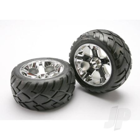 Traxxas Tyres And Wheels, Assembled Glued Anaconda Tyres (Nitro Front) (1 Left, 1 Right) (TRX5577R) Traxxas Tyres And Wheels, Assembled Glued Anaconda Tyres (Nitro Front) (1 Left, 1 Right) (TRX5577R)