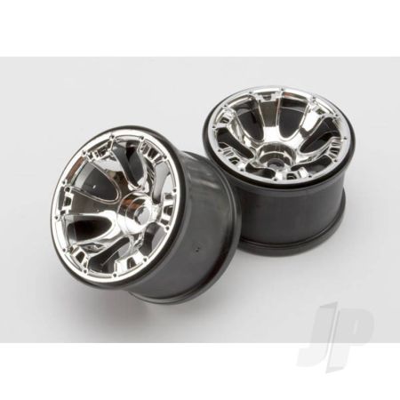 Traxxas Wheels, Geode 3.8In (Chrome) (2 Pcs) (TRX5671) Traxxas Wheels, Geode 3.8In (Chrome) (2 Pcs) (TRX5671)