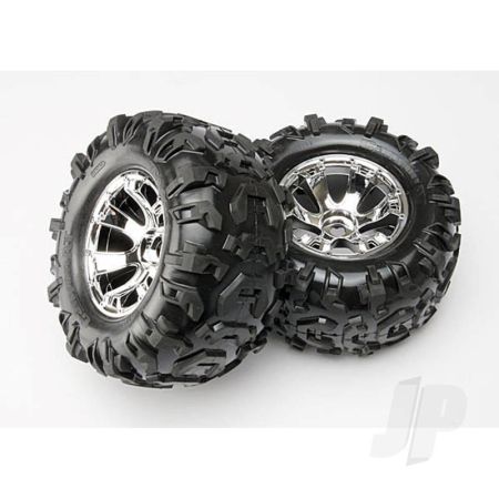 Traxxas Tyres And Wheels, Assembled Glued Canyon At Tyres (2 Pcs) (TRX5673) Traxxas Tyres And Wheels, Assembled Glued Canyon At Tyres (2 Pcs) (TRX5673)
