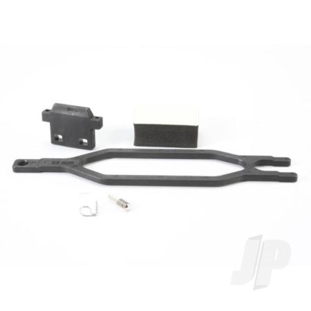 Traxxas Hold Down, Battery / Hold Down Retainer / Battery Post / Foam Spacer / Angled Body Clip (TRX5827) Traxxas Hold Down, Battery / Hold Down Retainer / Battery Post / Foam Spacer / Angled Body Clip (TRX5827)
