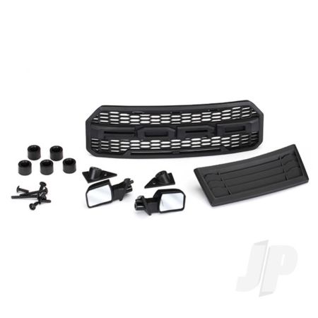 Traxxas Body Accessories Kit, 2017 Ford Raptor (Includes Grille, Hood Insert, Side Mirrors, & Mounting Hardware) (TRX5828) Traxxas Body Accessories Kit, 2017 Ford Raptor (Includes Grille, Hood Insert, Side Mirrors, & Mounting Hardware) (TRX5828)