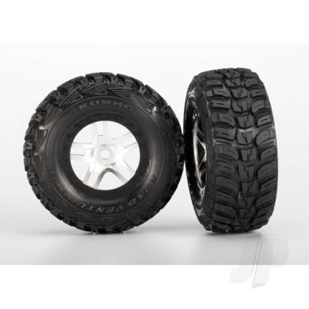 Traxxas Tyres And Wheels, Assembled Glued Kumho Tyres (2 Pcs) (Front And Rear) (TRX5976R) Traxxas Tyres And Wheels, Assembled Glued Kumho Tyres (2 Pcs) (Front And Rear) (TRX5976R)