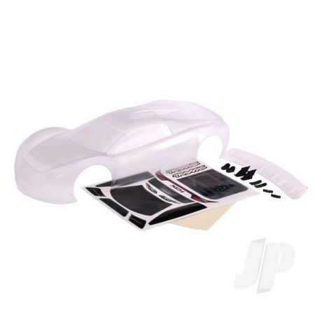 Traxxas Body, Xo-1 (Clear, Requires Painting) / Wing/ Wing Washers (Left & Right)/ Wing Mounts (2)/ Washers (2)/ 4X10Mm Bcs (4)/ 4X12Mm Bcs (4)/ Decals (TRX6413) Traxxas Body, Xo-1 (Clear, Requires Painting) / Wing/ Wing Washers (Left & Right)/ Wing Mounts (2)/ Washers (2)/ 4X10Mm Bcs (4)/ 4X12Mm Bcs (4)/ Decals (TRX6413)