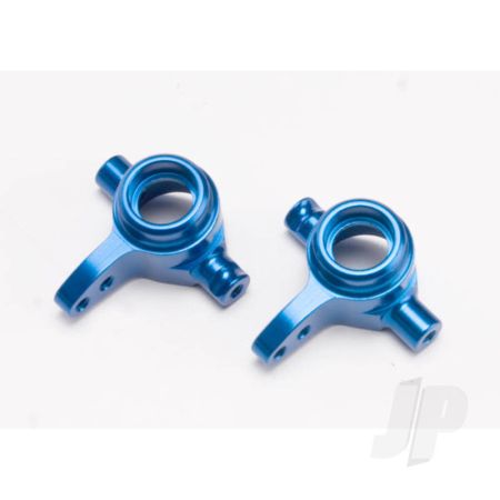 Traxxas Steering Blocks, 6061-T6 Aluminium (Blue-Anodised), Left & Right (TRX6837X)