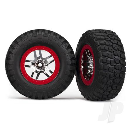 Traxxas Tyres And Wheels, Assembled Glued Bfgoodrich Mud-Terrain T / A Km2 Tyres (2 Pcs) (TRX6873A) Traxxas Tyres And Wheels, Assembled Glued Bfgoodrich Mud-Terrain T / A Km2 Tyres (2 Pcs) (TRX6873A)