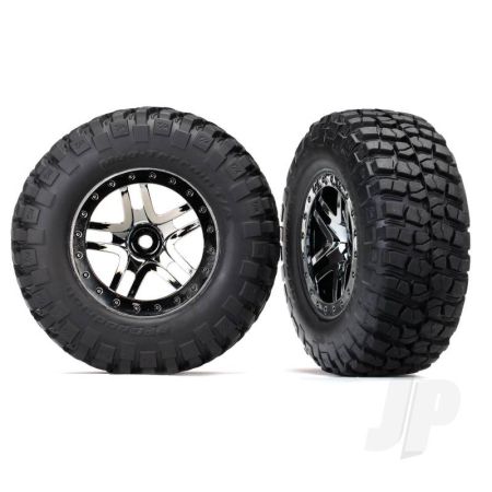 Traxxas Tyres And Wheels, Assembled Glued Bfgoodrich Mud-Terrain T / A Km2 Tyres (2 Pcs) (TRX6873T) Traxxas Tyres And Wheels, Assembled Glued Bfgoodrich Mud-Terrain T / A Km2 Tyres (2 Pcs) (TRX6873T)