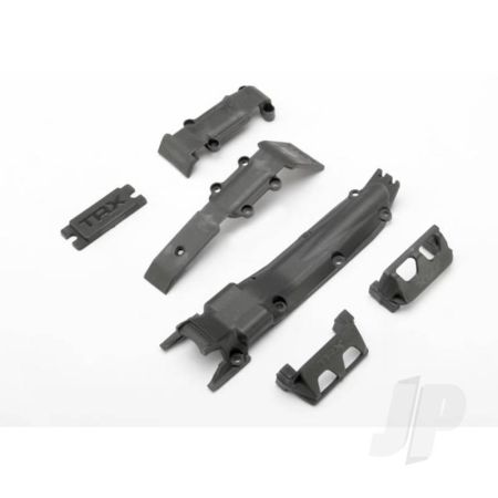 Traxxas Skidplate Set, Front (1Pc) / Rear (1Pc) / Transmission (1Pc) / Steering Servo Guards (2 Pcs) / Steering Servo Cover Plate (1Pc) (TRX7037) Traxxas Skidplate Set, Front (1Pc) / Rear (1Pc) / Transmission (1Pc) / Steering Servo Guards (2 Pcs) / Steering Servo Cover Plate (1Pc) (TRX7037)