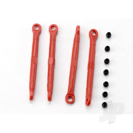 Traxxas Toe Link, Front & Rear (Moulded Composite) (Red) (4 Pcs) / Hollow Balls (8 Pcs) (TRX7038) Traxxas Toe Link, Front & Rear (Moulded Composite) (Red) (4 Pcs) / Hollow Balls (8 Pcs) (TRX7038)