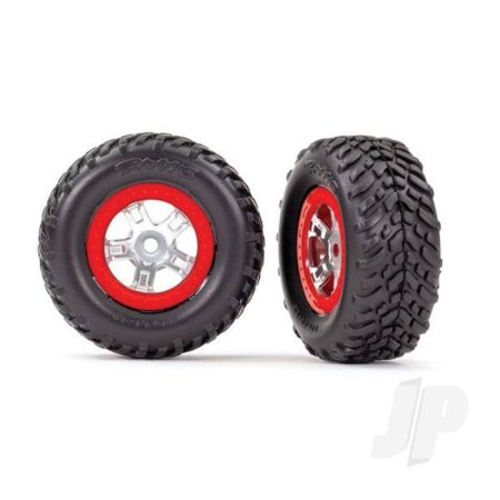 Traxxas Tyres And Wheels, Assembled Glued Sct Off-Road Racing Tyres (1 Each, Right And Left) (TRX7073A) Traxxas Tyres And Wheels, Assembled Glued Sct Off-Road Racing Tyres (1 Each, Right And Left) (TRX7073A)