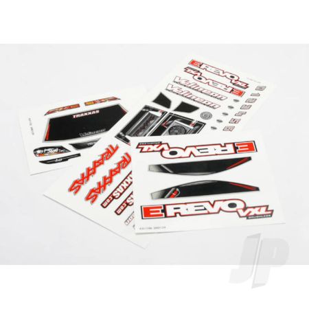 Traxxas Decal Sheets, 1:16 E-Revo Vxl (TRX7113) Traxxas Decal Sheets, 1:16 E-Revo Vxl (TRX7113)