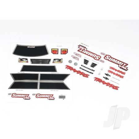 Traxxas Decal Sheets, 1:16 Scale Summit Vxl (TRX7213) Traxxas Decal Sheets, 1:16 Scale Summit Vxl (TRX7213)