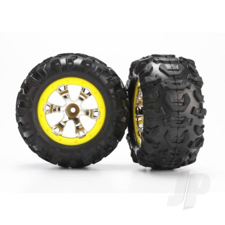 Traxxas Tyres And Wheels, Assembled Glued Canyon At Tyres (1 Left, 1 Right) (TRX7276) Traxxas Tyres And Wheels, Assembled Glued Canyon At Tyres (1 Left, 1 Right) (TRX7276)