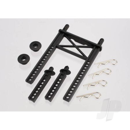 Traxxas Body Mount, Rear / Body Mount Posts, Front (2 Pcs) / Body Washer, Rear (2 Pcs) (For Fiesta / Rally Body) (TRX7315) Traxxas Body Mount, Rear / Body Mount Posts, Front (2 Pcs) / Body Washer, Rear (2 Pcs) (For Fiesta / Rally Body) (TRX7315)
