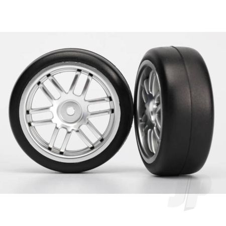 Traxxas Tyres And Wheels, Assembled Glued 1.9 Gymkhana Slick Tyres (2 Pcs) (TRX7376A) Traxxas Tyres And Wheels, Assembled Glued 1.9 Gymkhana Slick Tyres (2 Pcs) (TRX7376A)