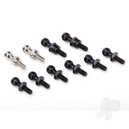 Traxxas Pivot Balls: Black (6 Pcs), Silver (2 Pcs), Black (Long) (2 Pcs) (TRX7540X) Traxxas Pivot Balls: Black (6 Pcs), Silver (2 Pcs), Black (Long) (2 Pcs) (TRX7540X)