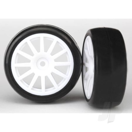 Traxxas Tyres And Wheels, Assembled Glued 12-Spoke (2 Pcs) (TRX7572)