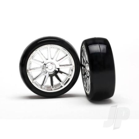 Traxxas Tyres And Wheels, Assembled Glued 12-Spoke (2 Pcs) (TRX7573) Traxxas Tyres And Wheels, Assembled Glued 12-Spoke (2 Pcs) (TRX7573)