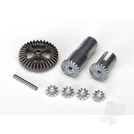Traxxas Gear Set, Differential, Metal (Output Gears (2 Pcs) / Spider Gears (4 Pcs) / Ring 35T (1Pc) / 2X14.8Mm Pin (1Pc)) (TRX7579X) Traxxas Gear Set, Differential, Metal (Output Gears (2 Pcs) / Spider Gears (4 Pcs) / Ring 35T (1Pc) / 2X14.8Mm Pin (1Pc)) (TRX7579X)