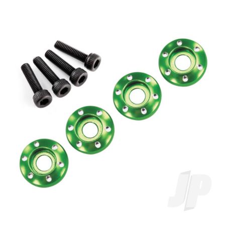 Traxxas Wheel Nut Washer, Machined Aluminium, Green / 3X12Mm Cs (4 Pcs) (TRX7668G) Traxxas Wheel Nut Washer, Machined Aluminium, Green / 3X12Mm Cs (4 Pcs) (TRX7668G)