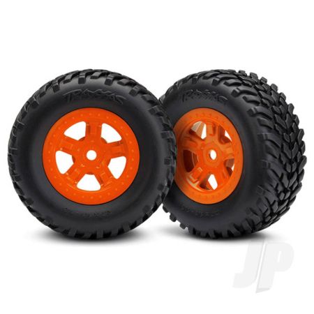 Traxxas Tyres And Wheels, Assembled Glued Sct Off-Road Racing Tyres (1 Each, Right And Left) (TRX7674A) Traxxas Tyres And Wheels, Assembled Glued Sct Off-Road Racing Tyres (1 Each, Right And Left) (TRX7674A)
