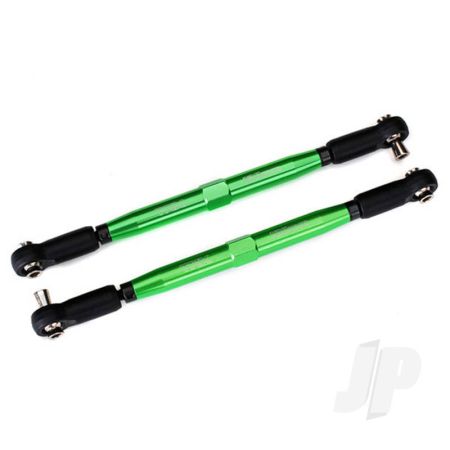 Traxxas Toe Links, X-Maxx (Tubes Green-Anodised, 7075-T6 Aluminium, Stronger Than Titanium) (157Mm) (2 Pcs) / Rod Ends, Assembled With Steel Hollow Balls (4 Pcs) / Aluminium Wrench, 10Mm (1Pc) (TRX7748G) Traxxas Toe Links, X-Maxx (Tubes Green-Anodised, 7075-T6 Aluminium, Stronger Than Titanium) (157Mm) (2 Pcs) / Rod Ends, Assembled With Steel Hollow Balls (4 Pcs) / Aluminium Wrench, 10Mm (1Pc) (TRX7748G)