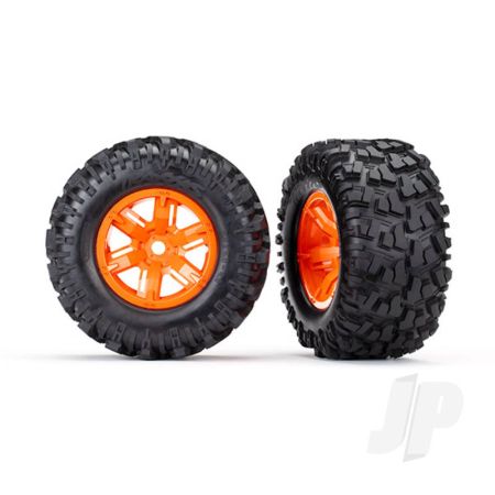 Traxxas Tyres And Wheels, Assembled Glued Maxx At Tyres (Left And Right) (2 Pcs) (TRX7772T) Traxxas Tyres And Wheels, Assembled Glued Maxx At Tyres (Left And Right) (2 Pcs) (TRX7772T)