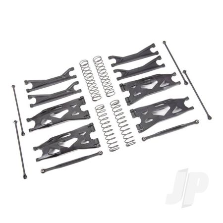 Traxxas Suspension Kit, X-Maxx Widemaxx, Black (Includes Front & Rear Suspension Arms, Front Toe Links, Driveshafts, Shock Springs) (TRX7895) Traxxas Suspension Kit, X-Maxx Widemaxx, Black (Includes Front & Rear Suspension Arms, Front Toe Links, Driveshafts, Shock Springs) (TRX7895)