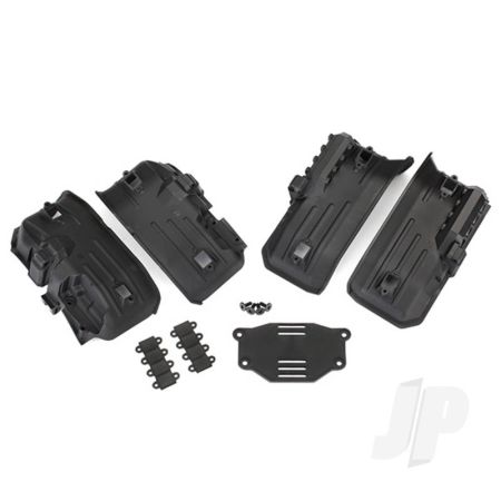 Traxxas Fenders, Inner, Front & Rear (2 Each) / Rock Light Covers (8 Pcs) / Battery Plate / 3X8 Flat-Head Screws (4 Pcs) (TRX8072) Traxxas Fenders, Inner, Front & Rear (2 Each) / Rock Light Covers (8 Pcs) / Battery Plate / 3X8 Flat-Head Screws (4 Pcs) (TRX8072)