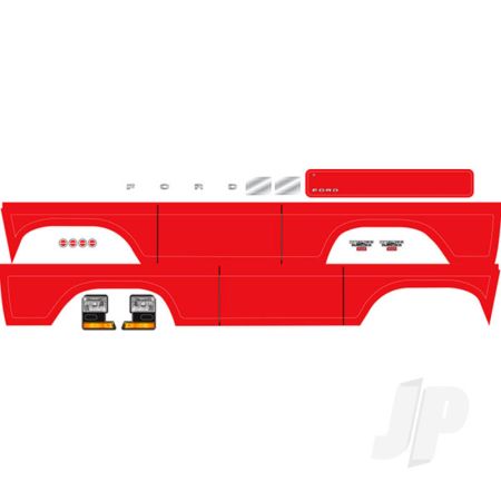 Traxxas Decal Sheet, Bronco, Red (Fits #8010 Body) (TRX8078R) Traxxas Decal Sheet, Bronco, Red (Fits #8010 Body) (TRX8078R)
