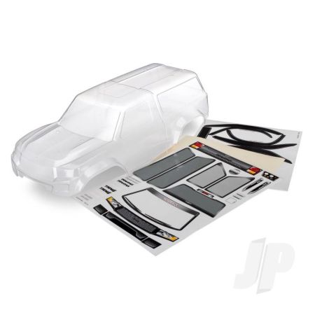 Traxxas Body With Camper, Trx-4 Sport (Clear, Trimmedium, Requires Painting) / Window Masks / Decal Sheet (TRX8112) Traxxas Body With Camper, Trx-4 Sport (Clear, Trimmedium, Requires Painting) / Window Masks / Decal Sheet (TRX8112)