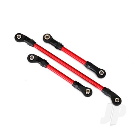 Traxxas Steering Link, 5X117Mm (1Pc) / Draglink, 5X60Mm (1Pc) / Panhard Link, 5X63Mm (Red Powder Coated Steel) (Assembled With Hollow Balls) (For Use With #8140R Trx-4 Long Arm Lift Kit) (TRX8146R) Traxxas Steering Link, 5X117Mm (1Pc) / Draglink, 5X60Mm (1Pc) / Panhard Link, 5X63Mm (Red Powder Coated Steel) (Assembled With Hollow Balls) (For Use With #8140R Trx-4 Long Arm Lift Kit) (TRX8146R)