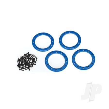 Traxxas Beadlock Rings, Blue (2.2In) (Aluminium) (4 Pcs) / 2X10 Cs (48) (TRX8168X) Traxxas Beadlock Rings, Blue (2.2In) (Aluminium) (4 Pcs) / 2X10 Cs (48) (TRX8168X)