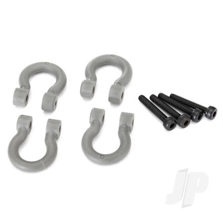 Traxxas Bumper D-Rings, Grey (Front Or Rear) / 2X12 Cs (4 Pcs) (TRX8234) Traxxas Bumper D-Rings, Grey (Front Or Rear) / 2X12 Cs (4 Pcs) (TRX8234)