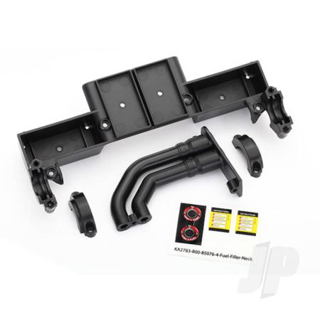 Traxxas Chassis Tray / Driveshaft Clamps / Fuel Filler (Black) (TRX8420) Traxxas Chassis Tray / Driveshaft Clamps / Fuel Filler (Black) (TRX8420)