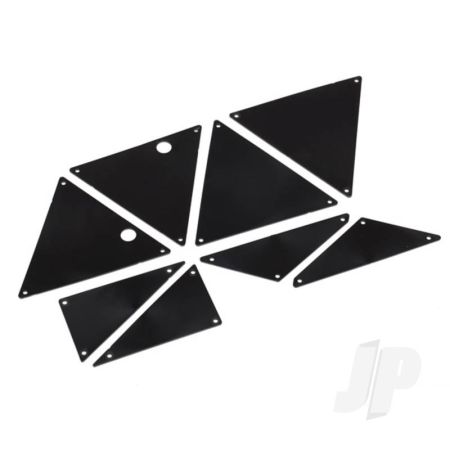 Traxxas Tube Chassis, Inner Panels (Front (2 Pcs) / Middle (4 Pcs) / Rear (2 Pcs)) (TRX8434) Traxxas Tube Chassis, Inner Panels (Front (2 Pcs) / Middle (4 Pcs) / Rear (2 Pcs)) (TRX8434)