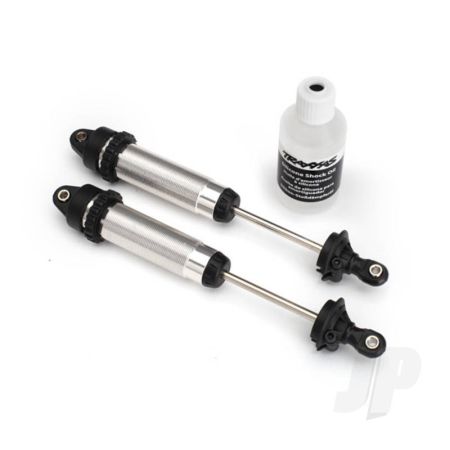 Traxxas Shocks, Gtr, 139Mm, Silver Aluminium (Fully Assembled With Out Springs) (Rear, Threaded) (2 Pcs) (TRX8460) Traxxas Shocks, Gtr, 139Mm, Silver Aluminium (Fully Assembled With Out Springs) (Rear, Threaded) (2 Pcs) (TRX8460)