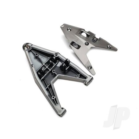 Traxxas Suspension Arm, Lower Left / Arm Insert (Satin Black Chrome-Plated) (Assembled With Hollow Ball) (TRX8533X) Traxxas Suspension Arm, Lower Left / Arm Insert (Satin Black Chrome-Plated) (Assembled With Hollow Ball) (TRX8533X)