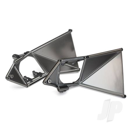 Traxxas Mounts, Suspension Arm, Upper (Front) (Left & Right) (Satin Black Chrome-Plated) (TRX8534X) Traxxas Mounts, Suspension Arm, Upper (Front) (Left & Right) (Satin Black Chrome-Plated) (TRX8534X)