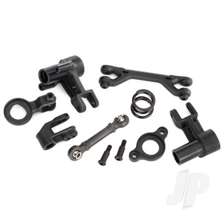 Traxxas Steering Bellcranks / Servo Saver / Servo Saver Spring / Servo Spring Retainer / Servo Horn, Steering (TRX8543) Traxxas Steering Bellcranks / Servo Saver / Servo Saver Spring / Servo Spring Retainer / Servo Horn, Steering (TRX8543)