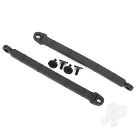 Traxxas Limit Strap, Rear Suspension (2 Pcs) / 3X8 Flat-Head Screw (4 Pcs) (TRX8548) Traxxas Limit Strap, Rear Suspension (2 Pcs) / 3X8 Flat-Head Screw (4 Pcs) (TRX8548)