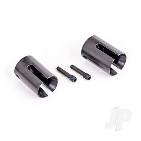 Traxxas Drive Cup, Steel, Extreme Heavy Duty (2)/ 4X17Mm Screw Pins, Heavy Duty (2) (Machined, Heat Treated) (TRX8652X) Traxxas Drive Cup, Steel, Extreme Heavy Duty (2)/ 4X17Mm Screw Pins, Heavy Duty (2) (Machined, Heat Treated) (TRX8652X)