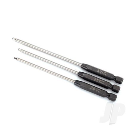 Traxxas Speed Bit Set, Hex Driver, 3-Piece Ball-End (2.0Mm, 2.5Mm, 3.0Mm), 1 / 4In Drive (TRX8716X) Traxxas Speed Bit Set, Hex Driver, 3-Piece Ball-End (2.0Mm, 2.5Mm, 3.0Mm), 1 / 4In Drive (TRX8716X)