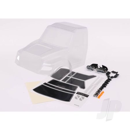Traxxas Body, Trx-6 Ultimate Rc Hauler (Clear, Requires Painting) (Includes Headlights, Roof Lights, Side Mirrors, & Decals) (TRX8823) Traxxas Body, Trx-6 Ultimate Rc Hauler (Clear, Requires Painting) (Includes Headlights, Roof Lights, Side Mirrors, & Decals) (TRX8823)