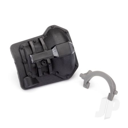 Traxxas Differential Cover, Trx-6 Rear (Black) / T-Lock Fork (Grey) (TRX8847) Traxxas Differential Cover, Trx-6 Rear (Black) / T-Lock Fork (Grey) (TRX8847)