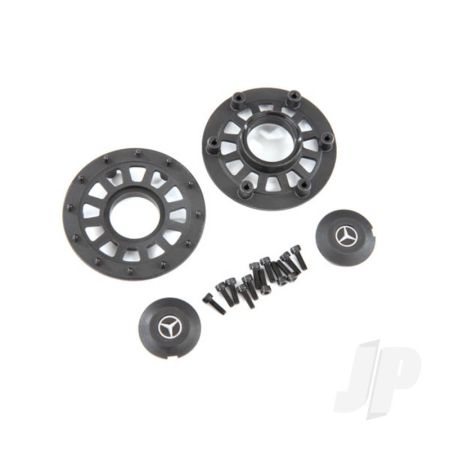 Traxxas Centre Caps (2 Pcs) / Beadlock Rings (2 Pcs) (Requires #8255A Extended Stub Axle) (TRX8875) Traxxas Centre Caps (2 Pcs) / Beadlock Rings (2 Pcs) (Requires #8255A Extended Stub Axle) (TRX8875)