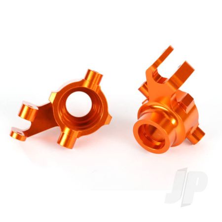 Traxxas Steering Blocks, 6061-T6 Aluminium (Orange-Anodised), Left & Right (TRX8937A)