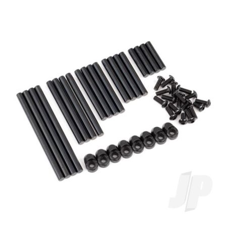 Traxxas Suspension Pin Set, Complete (Hardened Steel), 4X64Mm (4 Pcs), 4X22Mm (4 Pcs), 4X38Mm (4 Pcs), 4X33Mm (4 Pcs), 4X47Mm (4 Pcs) / 3X8Mm Bcs (14 Pcs) / 3X6Mm Bcs (4 Pcs) / Retainers (8 Pcs) (TRX8940X)