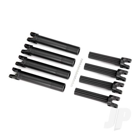 Traxxas Half Shaft Set, Left Or Right (Plastic Parts Only) (Internal Splined Half Shaft/ External Splined Half Shaft) (4 Assemblies) (For Use With #8995 Widemaxx Suspension Kit) (TRX8993) Traxxas Half Shaft Set, Left Or Right (Plastic Parts Only) (Internal Splined Half Shaft/ External Splined Half Shaft) (4 Assemblies) (For Use With #8995 Widemaxx Suspension Kit) (TRX8993)